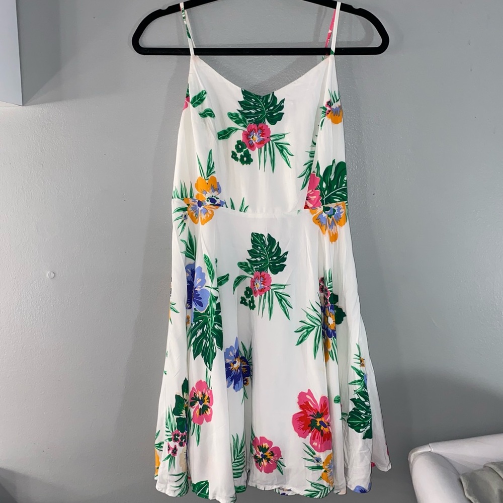 Old Navy Floral Spaghetti Strap Dress Small